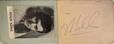 Lot 241 - THE BEATLES - AUTOGRAPH BOOK WITH RINGO STARR AND GEORGE HARRISON AUTOGRAPHS.