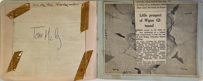 Lot 241 - THE BEATLES - AUTOGRAPH BOOK WITH RINGO STARR AND GEORGE HARRISON AUTOGRAPHS.