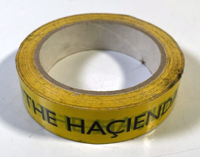 Lot 469 - THE HACIENDA - ROLL OF ORIGINAL HACIENDA 'SAFETY' TAPE.