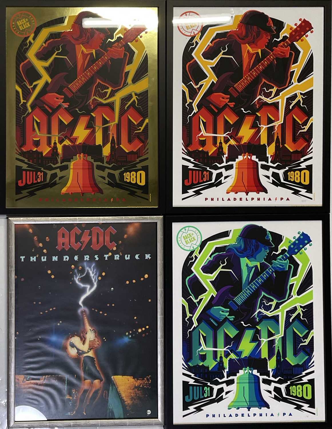 Lot 438 - AC/DC - LIMITED EDITION COMMEMORATIVE 1980