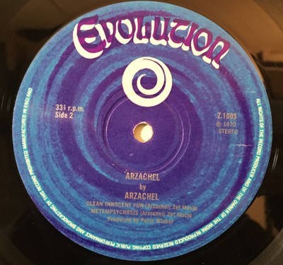 Lot 32 - ARZACHEL - ARZACHEL LP (1970 UK PRESSING - EVOLUTION Z 1003)