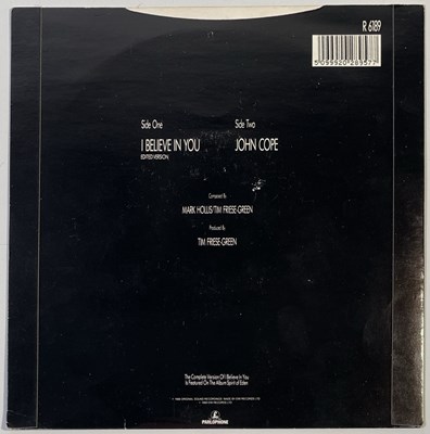 Lot 277 - TALK TALK - AN AUTOGRAPHED COPY OF 'I BELIEVE IN YOU'.