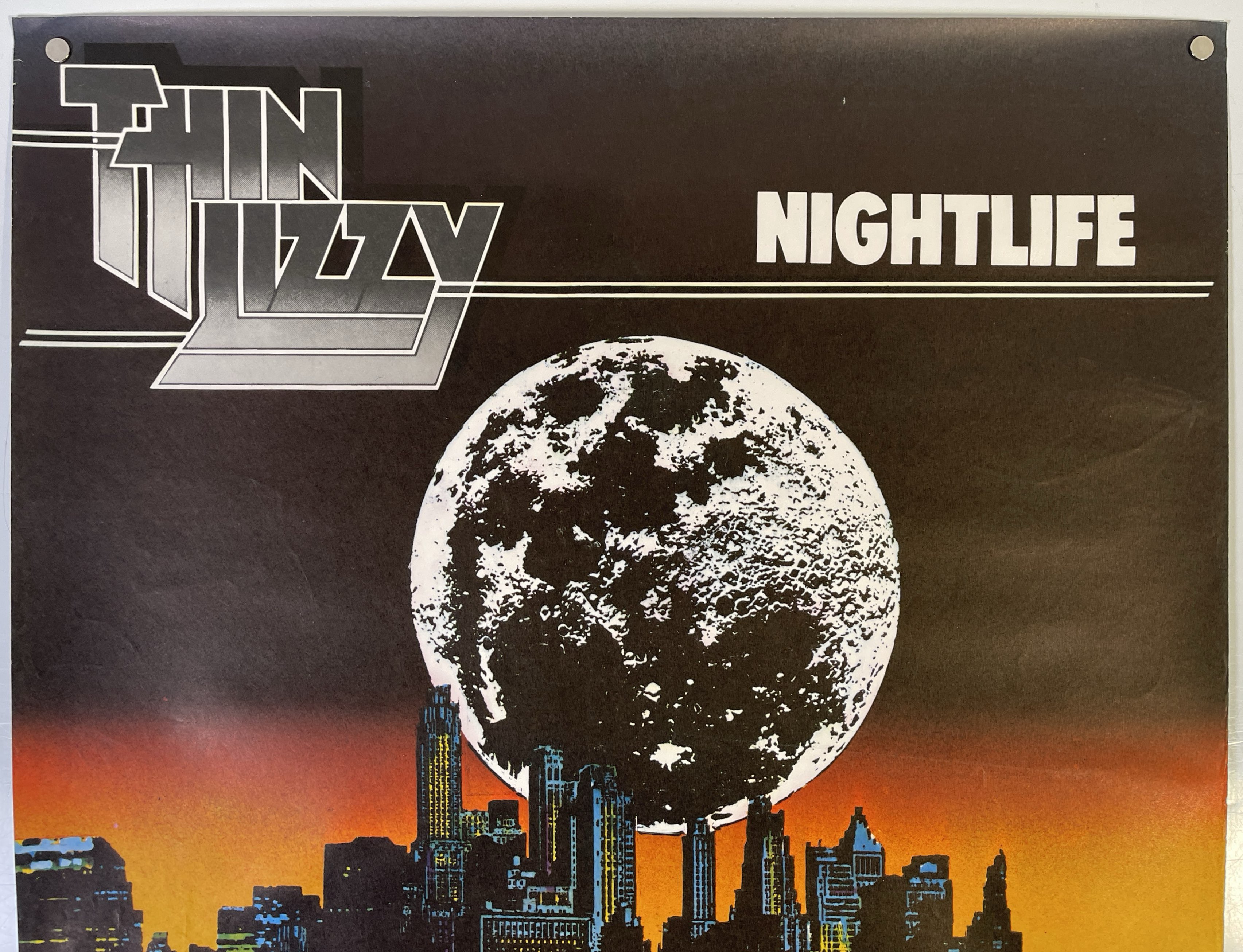 Lot 198 - ORIGINAL 1974 THIN LIZZY - NIGHTLIFE PROMO