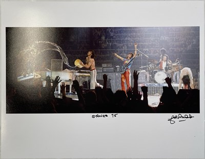 Lot 371 - THE ROLLING STONES - PHOTOGRAPHER SIGNED PRINT.