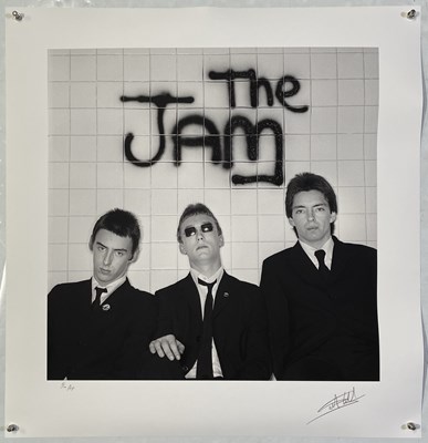 Lot 464 - THE JAM - MARTYN GODDARD SIGNED LIMITED EDITION IN THE CITY PRINT.