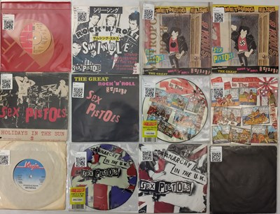 Lot 1055 - SEX PISTOLS - 7" BOX SET / 7" COLLECTION