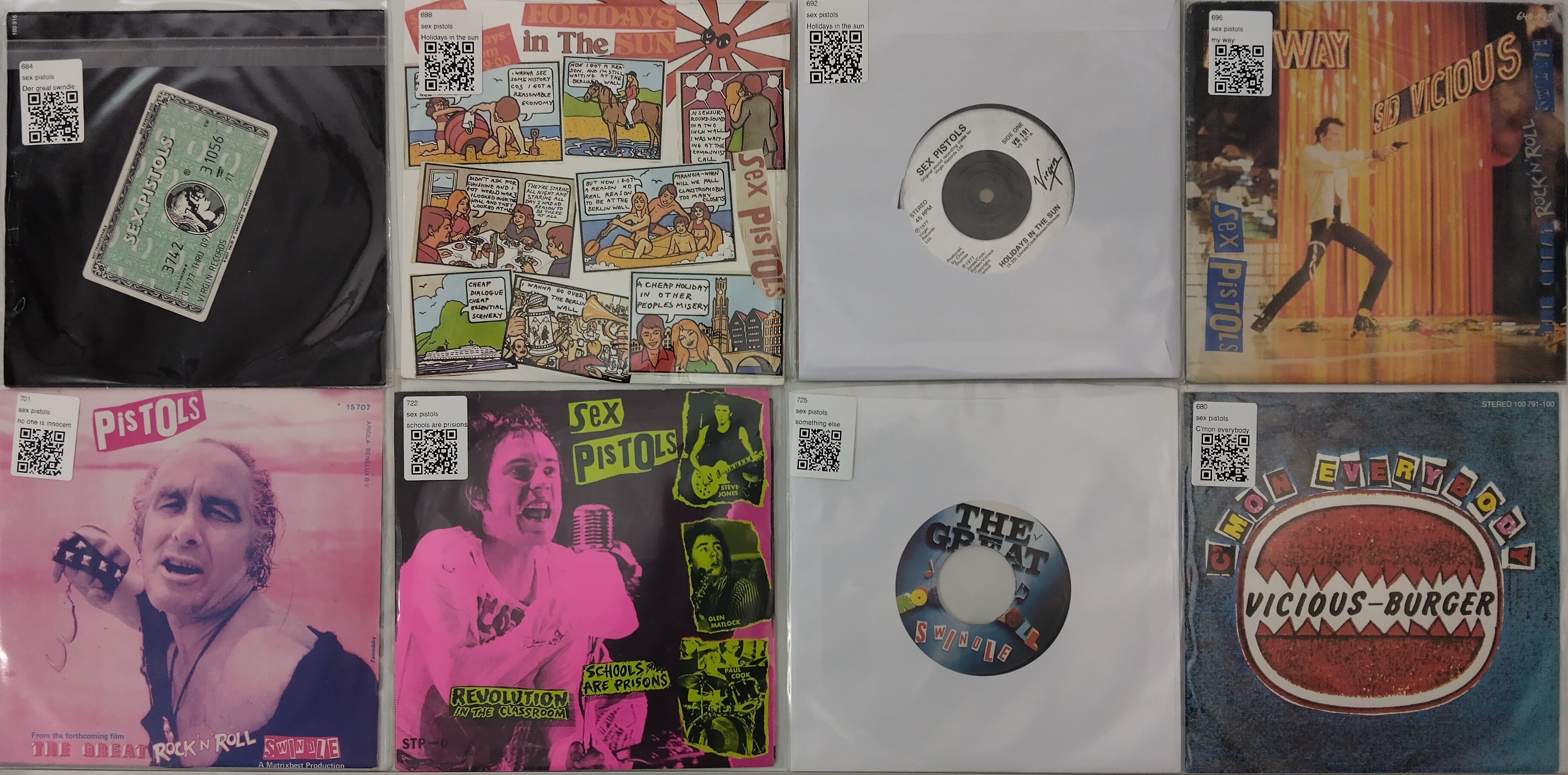 Sex pistols BOXセット Sex Pistols The Sex Pistols Box Greek box set (202270)
