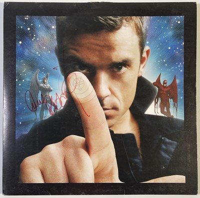 Lot 280 - ROBBIE WILLIAMS - MULTI SIGNED COPY OF 'INTENSIVE CARE'.