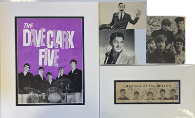 Lot 157 - DAVE CLARK FIVE SIGNED PROGRAMME AND OTHER 1960S STARS.