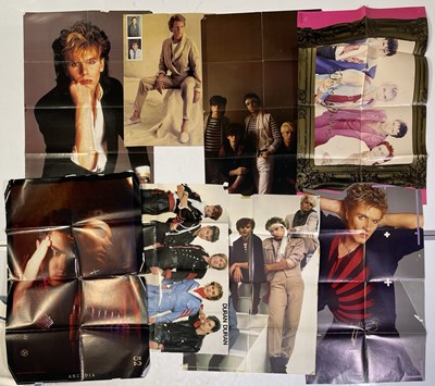 Lot 453 - DURAN DURAN MEMORABILIA INC POSTER COLLECTION.