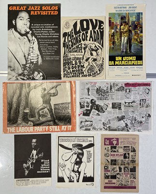 Lot 212 - POSTER COLLECTION - MUSIC / FILM INC MIDNIGHT COWBOY / INTERNATIONAL TIMES.