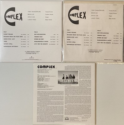 Lot 72 - COMPLEX - COMPLEX LP (ORIGINAL UK SELF-RELEASED PRESSING PLUS REISSUES)