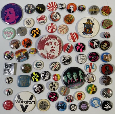 Lot 115 - ORIGINAL PUNK BADGE COLLECTION.