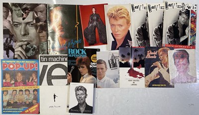 Lot 572 - DAVID BOWIE - PROGRAMMES AND BOOKS COLLECTION.