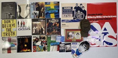 Lot 517 - OASIS - MEMORABILIA COLLECTION INC POSTERS/PROGRAMMES/BOOKS.