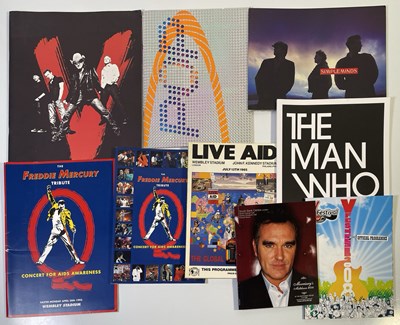 Lot 110 - CONCERT PROGRAMME COLLECTION INC LIVE AID.