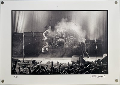 Lot 156 - PETER COOK - SIGNED LIMITED EDITION PHOTOGRAPH - THE POLICE.