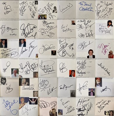 Lot 282 - AUTOGRAPH BOOK INC MORRISSEY / KYLIE MINOGUE AND MORE.