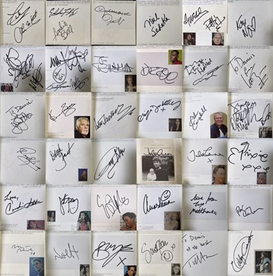 Lot 283 - AUTOGRAPH BOOK INC BRIAN MAY / PETER BLAKE.