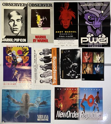 Lot 217 - POSTER COLLECTION INC ANDY WARHOL.