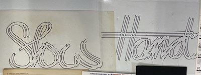 Lot 398 - ERIC CLAPTON - ORIGINAL HAND-DRAWN DESIGN FOR THE 'SLOWHAND' LOGO.