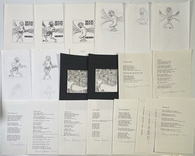 Lot 35 - BIG COUNTRY - ORIGINAL HAND-DRAWN DESIGNS FOR CD / SLEEVE ARTWORK.