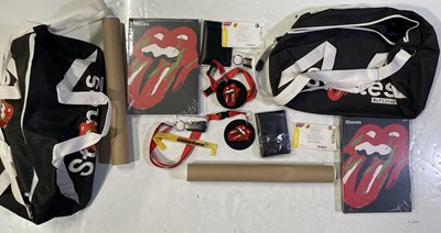 Lot 374 - THE ROLLING STONES - 'NO FILTER' DUFFEL BAGS AND VIP MEMORABILIA.