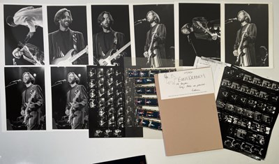 Lot 409 - ERIC CLAPTON - PHOTOS AND CONTACT SHEETS INC IMAGES BY BOB GRUEN.