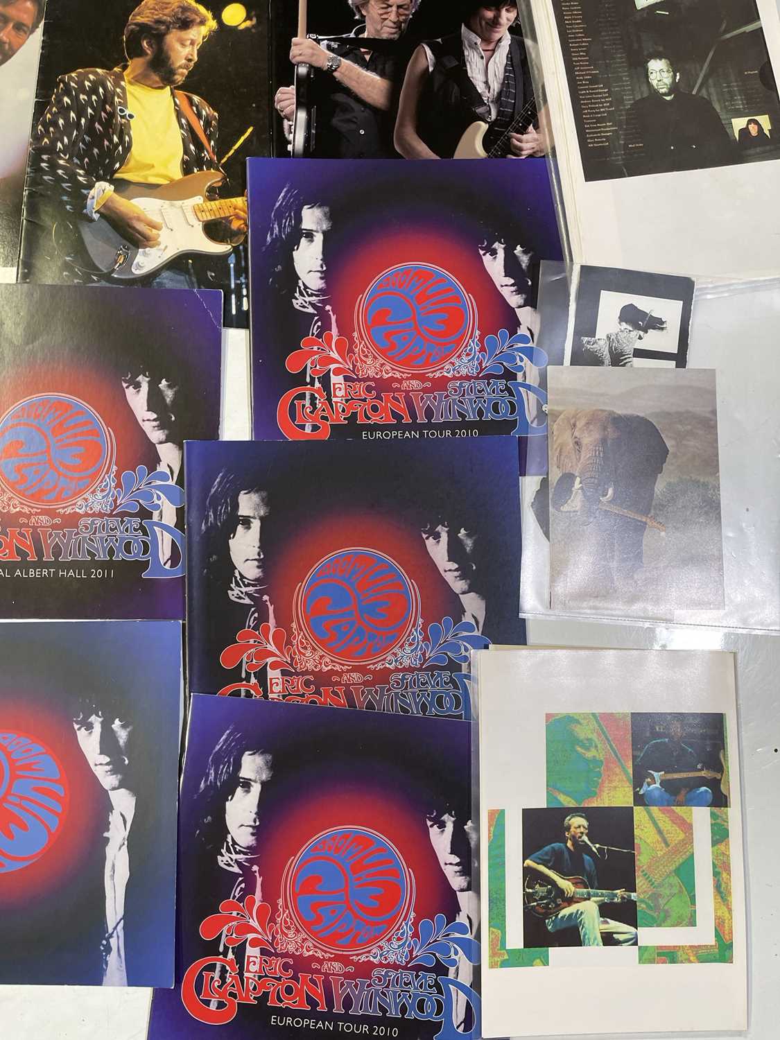 Lot 413 - ERIC CLAPTON - PROGRAMME COLLECTION AND