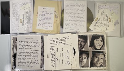 Lot 43 - CLIFF RICHARD - LARGE COLLECTION OF HANDWRITTEN LETTERS FOR USE PROGRAMMES.