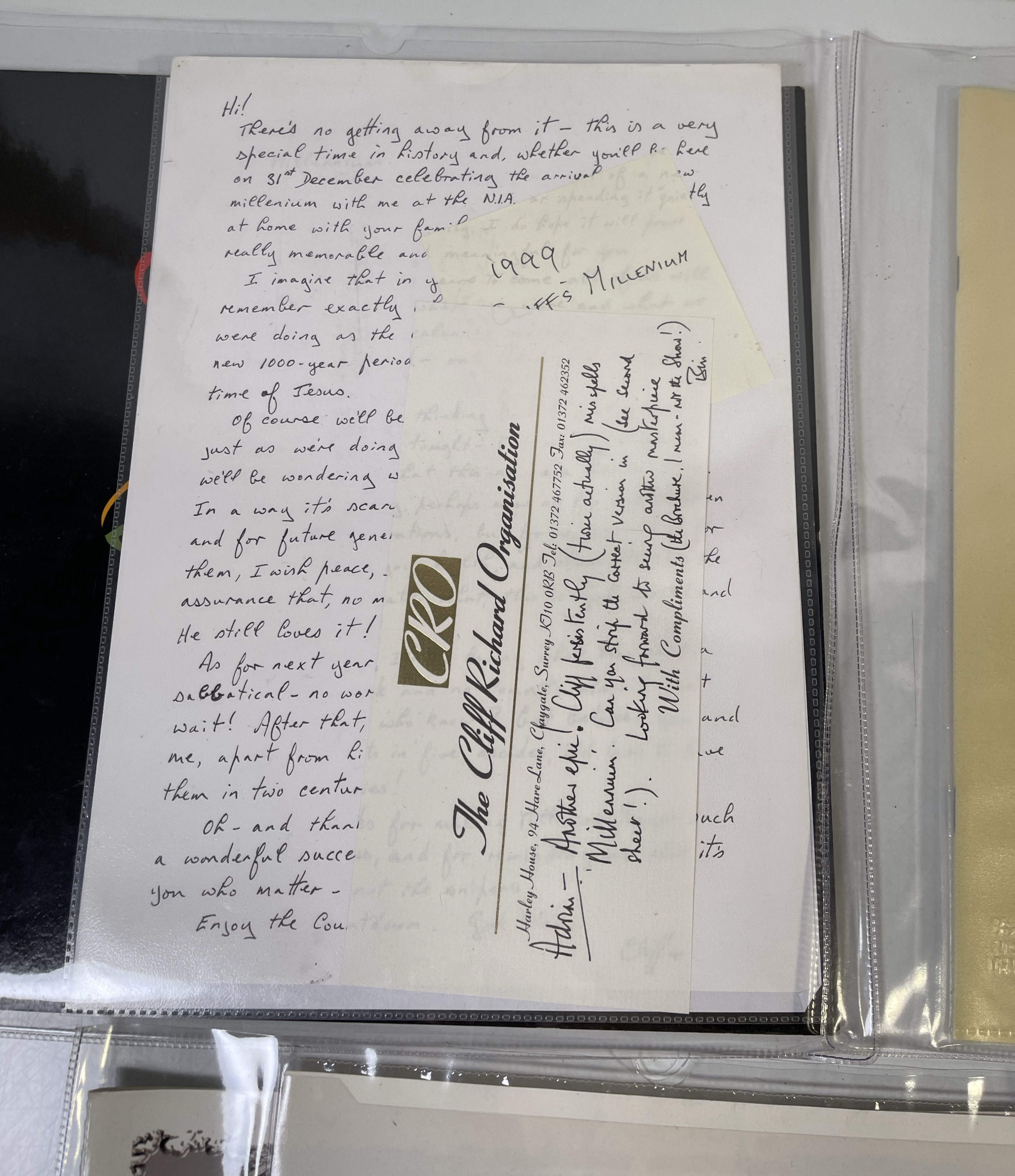 Lot 43 - CLIFF RICHARD - LARGE COLLECTION OF