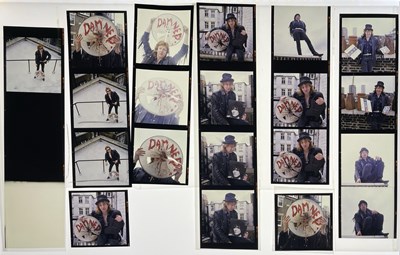 Lot 551 - THE DAMNED - MEMORABILIA TO INC ORIGINAL PHOTOSHOOT TRANSPARENCIES.