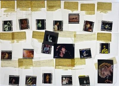 Lot 157 - MUSIC PHOTO TRANSPARENCIES - CLASSIC ROCK STARS.