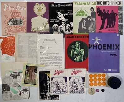 Lot 48 - MIXED MEMORABILIA TO INC KEITH RICHARDS MINI CD / SHEET MUSIC AND MORE.