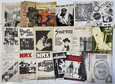 Lot 553 - PUNK / 80S ZINES INC SLASH / STRANGLED.