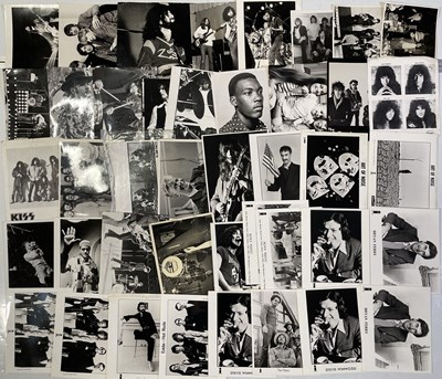 Lot 159 - PRESS AND PROMO PHOTO COLLECTION - ROCK LEGENDS INC LED ZEPPELIN / ZAPPA ETC.