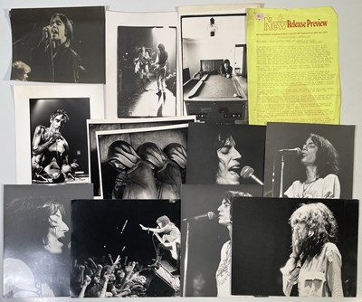 Lot 554 - PATTI SMITH / PENNIE SMITH - THE CLASH - ORIGINAL PHOTOGRAPHS.