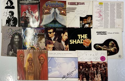 Lot 292 - SIGNED RECORDS AND MEMORABILIA INC GROUNDHOGS.