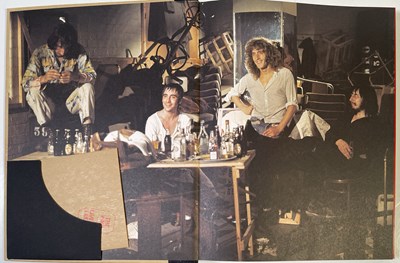 Lot 60 - THE WHO - ROSS HALFIN - THE WHO LIVE - SIGNED BOOK.