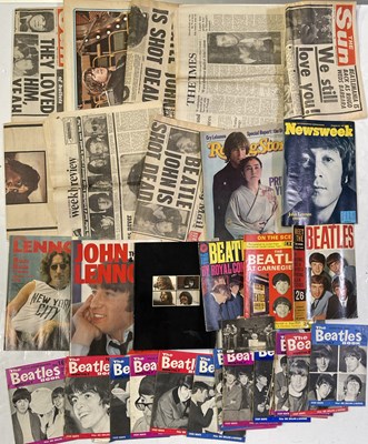 Lot 392 - THE BEATLES - MEMORABILIA INC BEATLES MONTHLY BOOK #1.