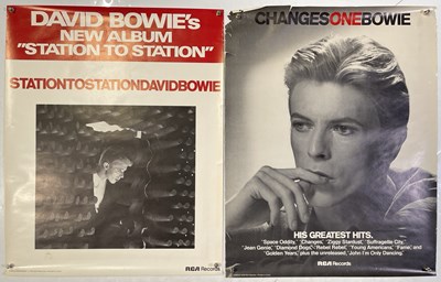 Lot 578 - DAVID BOWIE - STATION TO STATION AND CHANGES ONE PROMOTIONAL POSTERS.