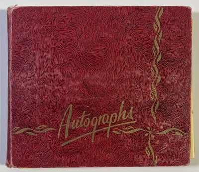 Lot 307 - AUTOGRAPH BOOK WITH LARGE NUMBER OF 1950S / 60S POP AND ROCK N ROLL STARS.