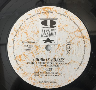 Lot 647 - Q. LAZZARUS - GOODBYE HORSES 12" (ALL NATIONS RECORDS - 12 ANRS001)