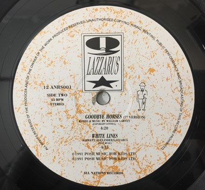Lot 647 - Q. LAZZARUS - GOODBYE HORSES 12" (ALL NATIONS RECORDS - 12 ANRS001)