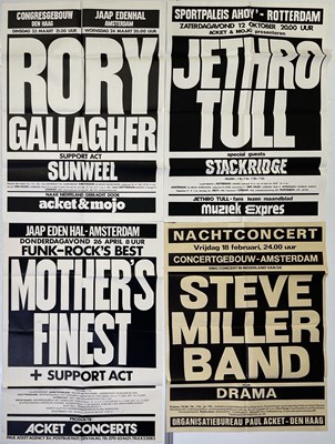 Lot 233 - 1970S DUTCH CONCERT POSTER COLLECTION INC RORY GALLAGHER / STATUS QUO.