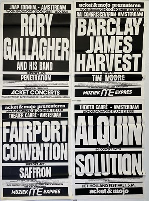 Lot 234 - 1970S DUTCH CONCERT POSTER COLLECTION INC CANNED HEAT / STATUS QUO.