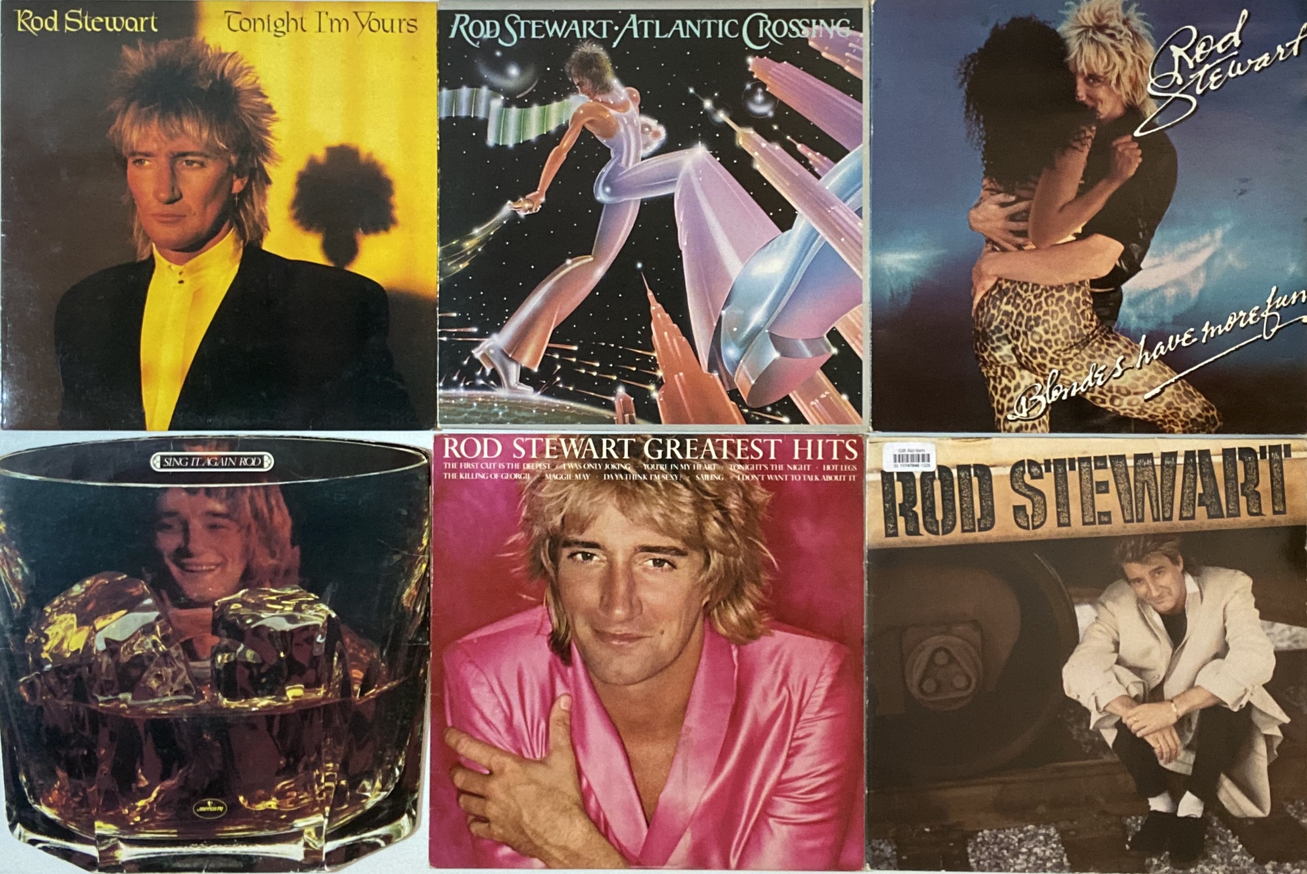 Lot 821 - ROD STEWART/ THE FACES - LPs & 12