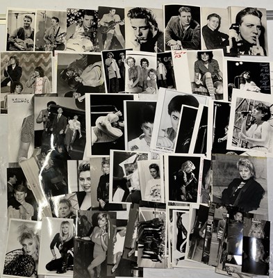 Lot 165 - 1950S - 1980s POP AND ROCK N ROLL INC SAM FOX - COLLECTION OF ORIGINAL PRESS PHOTOS.