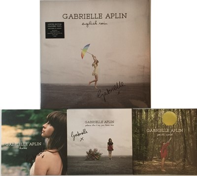 Lot 91 - GABRIELLE APLIN - LP/7" COLLECTION (ALL SIGNED)
