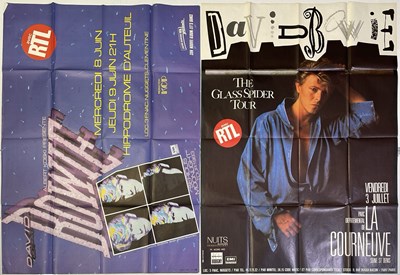 Lot 247 - DAVID BOWIE - FRENCH CONCERT POSTERS.